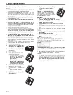 Preview for 22 page of Mitsubishi Electric XD206U User Manual