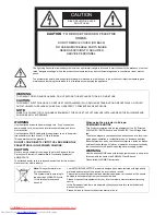 Preview for 2 page of Mitsubishi Electric XD211U User Manual