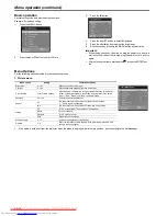 Preview for 16 page of Mitsubishi Electric XD211U User Manual