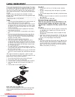 Preview for 20 page of Mitsubishi Electric XD211U User Manual