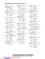 Preview for 28 page of Mitsubishi Electric XD211U User Manual