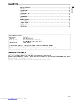 Preview for 3 page of Mitsubishi Electric XD221U-ST User Manual