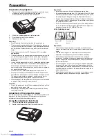 Preview for 12 page of Mitsubishi Electric XD221U-ST User Manual