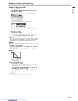 Предварительный просмотр 31 страницы Mitsubishi Electric XD250U-ST User Manual