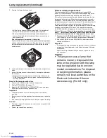 Предварительный просмотр 34 страницы Mitsubishi Electric XD250U-ST User Manual