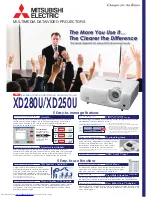 Mitsubishi Electric XD250U Brochure & Specs preview