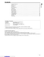 Preview for 3 page of Mitsubishi Electric XD250U User Manual