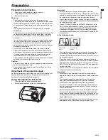 Preview for 13 page of Mitsubishi Electric XD250U User Manual