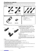 Предварительный просмотр 6 страницы Mitsubishi Electric XD3500U User Manual