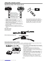 Предварительный просмотр 9 страницы Mitsubishi Electric XD3500U User Manual