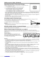 Предварительный просмотр 11 страницы Mitsubishi Electric XD3500U User Manual