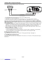 Предварительный просмотр 21 страницы Mitsubishi Electric XD3500U User Manual