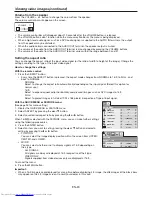 Предварительный просмотр 24 страницы Mitsubishi Electric XD3500U User Manual