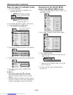 Предварительный просмотр 26 страницы Mitsubishi Electric XD3500U User Manual