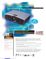 Mitsubishi Electric XD400U Brochure & Specs предпросмотр