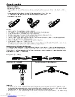 Предварительный просмотр 8 страницы Mitsubishi Electric XD400U User Manual