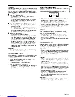 Preview for 15 page of Mitsubishi Electric XD400U User Manual