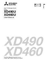 Mitsubishi Electric XD460U User Manual preview