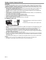 Preview for 14 page of Mitsubishi Electric XD460U User Manual