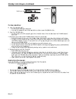 Preview for 20 page of Mitsubishi Electric XD460U User Manual