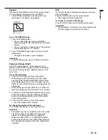 Preview for 29 page of Mitsubishi Electric XD460U User Manual