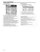 Preview for 18 page of Mitsubishi Electric XD470U User Manual