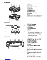 Предварительный просмотр 6 страницы Mitsubishi Electric XD500ST User Manual