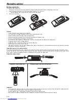 Предварительный просмотр 8 страницы Mitsubishi Electric XD500ST User Manual