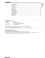 Preview for 3 page of Mitsubishi Electric XD510U User Manual