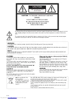 Предварительный просмотр 2 страницы Mitsubishi Electric XD530E User Manual