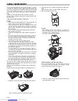 Предварительный просмотр 40 страницы Mitsubishi Electric XD530E User Manual