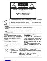 Предварительный просмотр 2 страницы Mitsubishi Electric XD590U User Manual