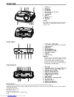 Предварительный просмотр 6 страницы Mitsubishi Electric XD590U User Manual