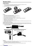 Предварительный просмотр 8 страницы Mitsubishi Electric XD590U User Manual