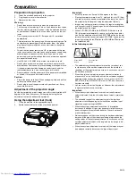 Предварительный просмотр 13 страницы Mitsubishi Electric XD590U User Manual