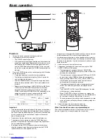 Предварительный просмотр 14 страницы Mitsubishi Electric XD590U User Manual