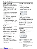 Предварительный просмотр 26 страницы Mitsubishi Electric XD590U User Manual