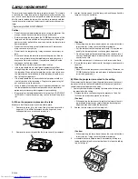 Предварительный просмотр 34 страницы Mitsubishi Electric XD590U User Manual