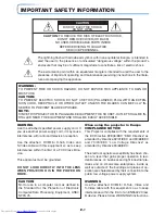 Preview for 2 page of Mitsubishi Electric XD60U Mini-mits User Manual