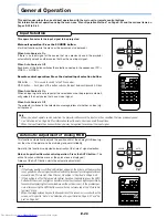 Preview for 27 page of Mitsubishi Electric XD60U Mini-mits User Manual