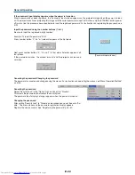 Preview for 34 page of Mitsubishi Electric XD60U Mini-mits User Manual