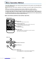 Preview for 36 page of Mitsubishi Electric XD60U Mini-mits User Manual