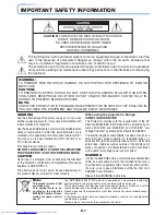 Preview for 2 page of Mitsubishi Electric XD80 User Manual