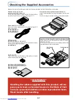 Preview for 8 page of Mitsubishi Electric XD80 User Manual