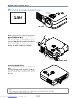 Preview for 24 page of Mitsubishi Electric XD80 User Manual