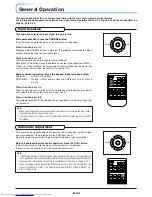 Preview for 25 page of Mitsubishi Electric XD80 User Manual