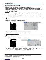 Preview for 36 page of Mitsubishi Electric XD80 User Manual