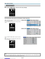 Preview for 38 page of Mitsubishi Electric XD80 User Manual