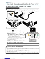 Предварительный просмотр 20 страницы Mitsubishi Electric XD80U User Manual