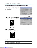 Предварительный просмотр 21 страницы Mitsubishi Electric XD80U User Manual